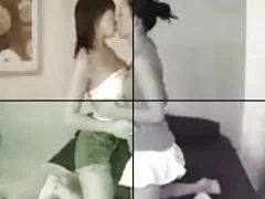 Lesbian, საღეჭი, რომ ეს ორი გოგონა არ არის განწყობა იმ VIP ოთახი